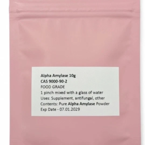 Alpha Amylase Digestive Enzyme Powder Fast Carb Blocker Gut Health Boost 10g