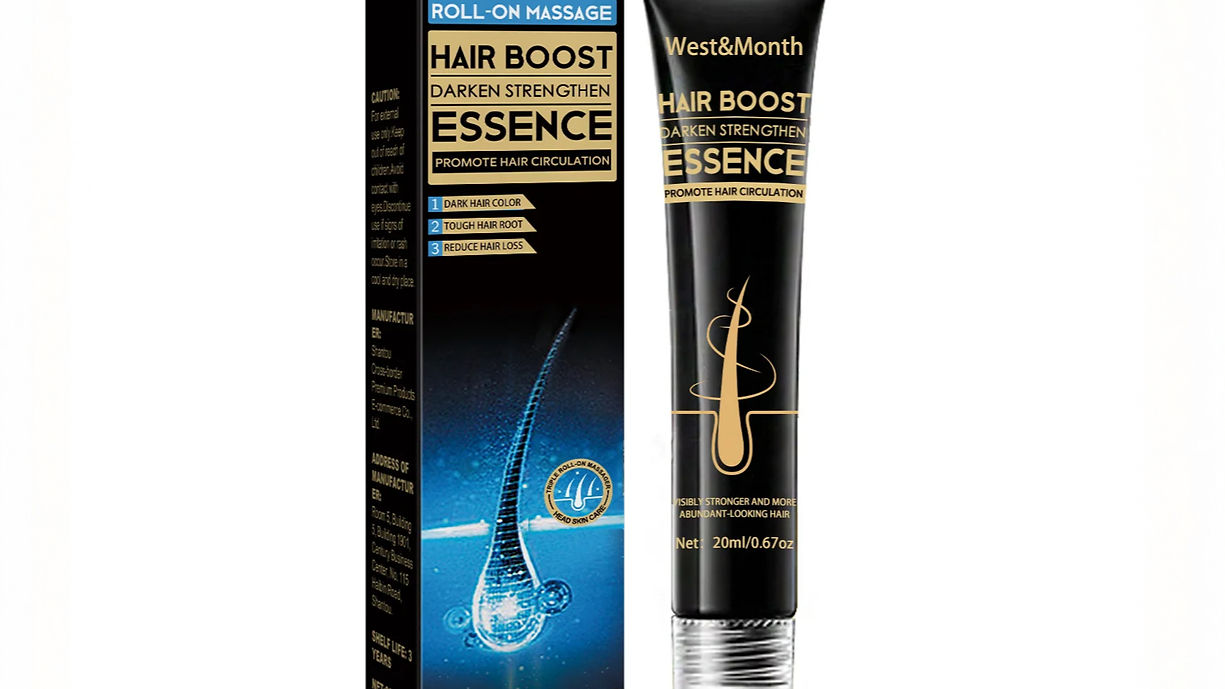 Hair Growth Roller With Scalp Serum For Thicker Fuller Hair Growth Treatment