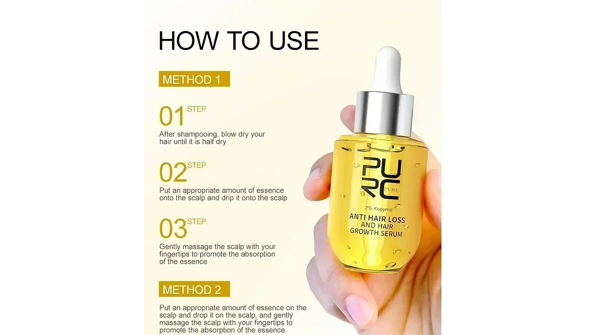 PURC Hair Growth Serum For Men Women Thickening Scalp Treatment - Image 3