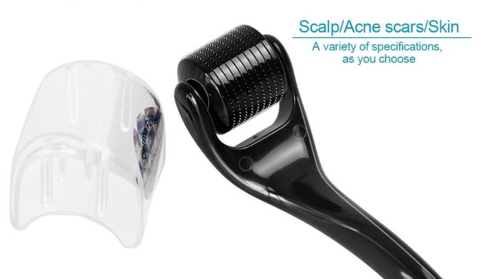 Titanium 540 Microneedle Derma Roller Skin Care Face Beard Hair Growth Tool - Image 3