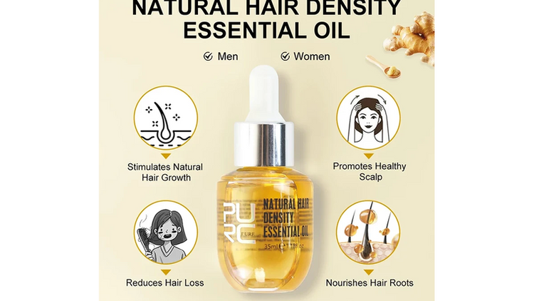 Ginger Hair Growth Oil For Stronger Fuller Thicker Hair PURC Scalp Treatment - Image 6