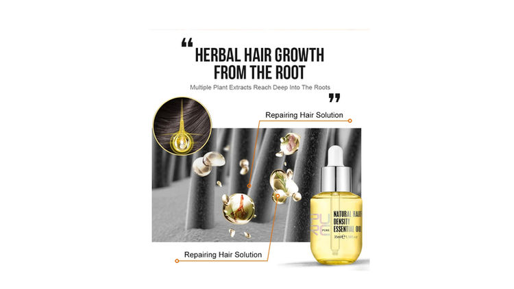 Ginger Hair Growth Oil For Stronger Fuller Thicker Hair PURC Scalp Treatment - Image 5