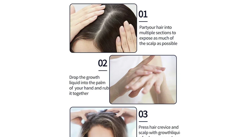 Hair Growth Treatment Serum For Thicker Fuller Stronger Biotin - Image 2
