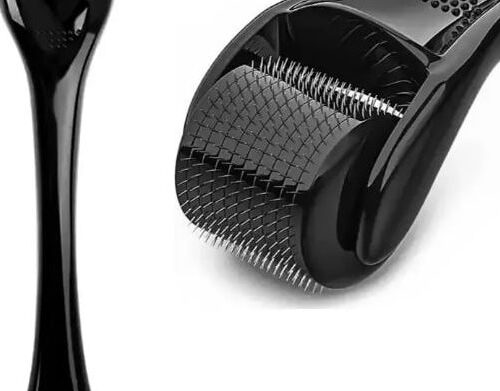 Titanium 540 Microneedle Derma Roller Skin Care Face Beard Hair Growth Tool