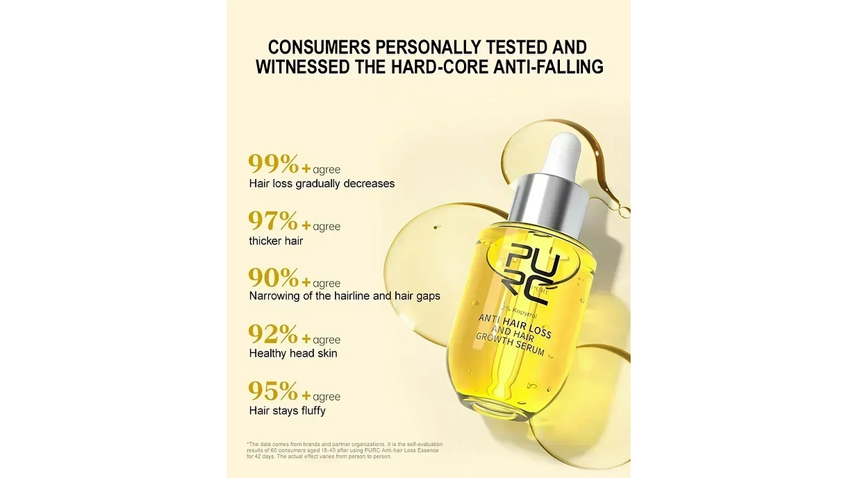 PURC Hair Growth Serum For Men Women Thickening Scalp Treatment - Image 2