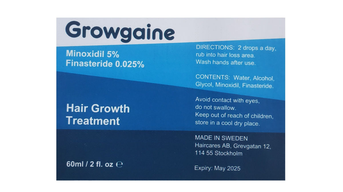 Growgaine Finasteride (Propecia) & Minoxidil Topical Solution Spray - Image 3