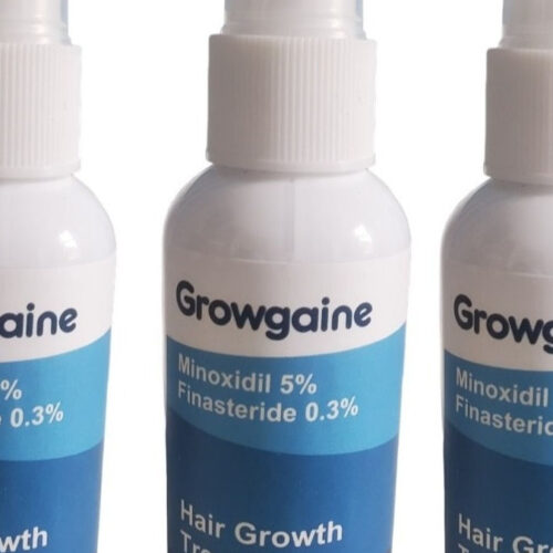 Growgaine Finasteride (Propecia) with Minoxidil Hair Loss Spray 3pcs