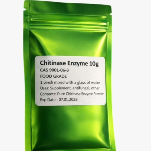 Chitinase Digestive Enzyme Powder 10g FOOD GRADE Supplement Kills Candida