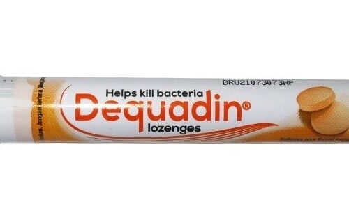 Oral Thrush Lozenges Anti-bacterial Dequadin for Sore Throat Treatment